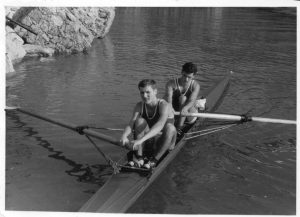 1966 dvojac s kormilarom prvaci SFRJ Novak, Simonić